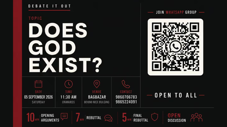 Debate It Out: Does God Exist?
