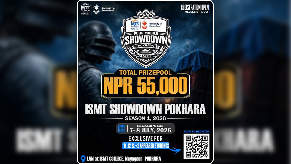 ISMT College Pokhara: ISMT PUBG Mobile Tournament-Season 1